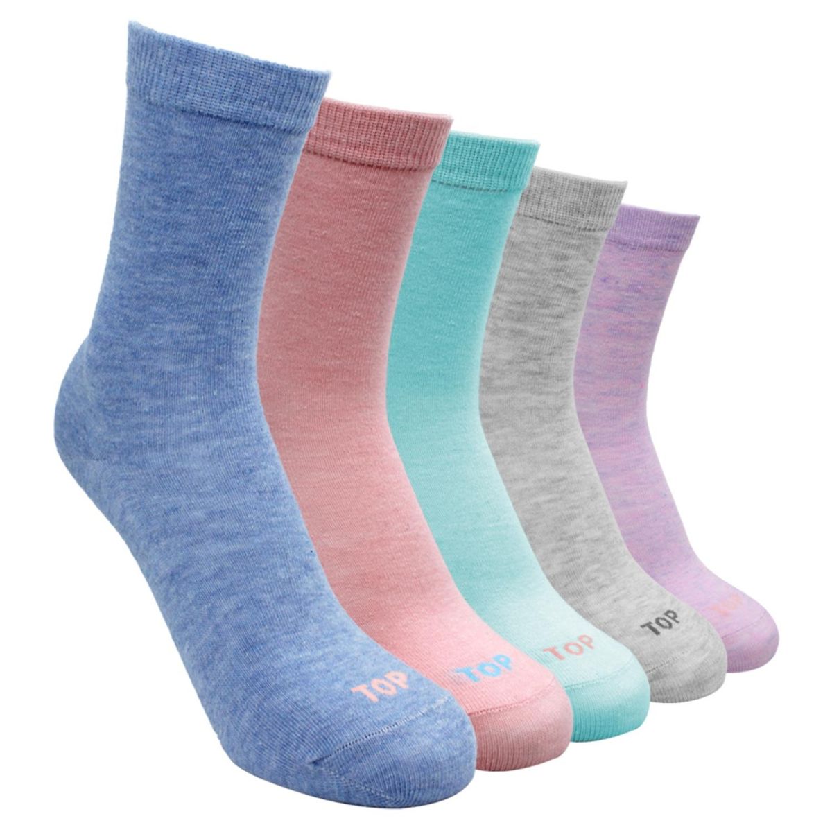 TOP - Pack 5 Calcetines Largos Niña Algodón Top