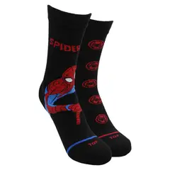TOP - Pack 2 Calcetines Largos Niño Spiderman Algodón