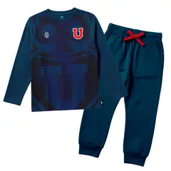 TOP - Pijama Manga Larga Y Cuello Redondo U De Chile Niño