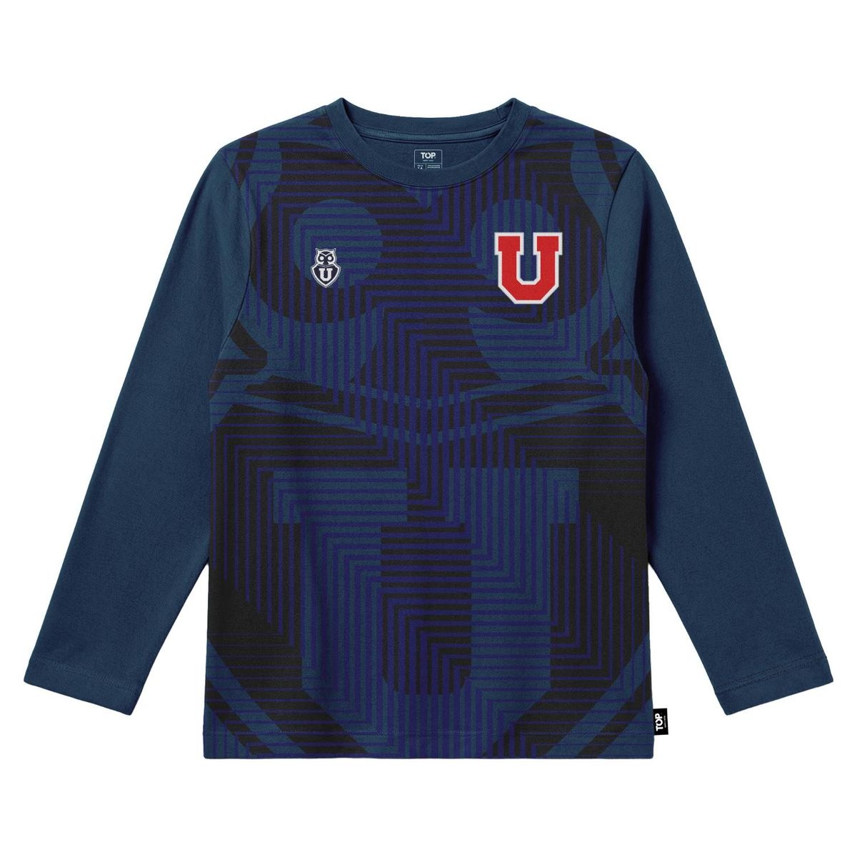 TOP - Pijama Manga Larga Y Cuello Redondo U De Chile Niño Top