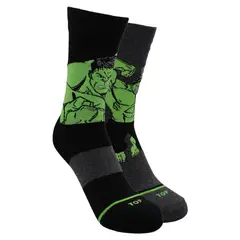 TOP - Pack 2 Calcetines Largos Niño Hulk Algodón