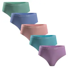 TOP - Pack 5 Calzón Pantaletas Niña Algodón