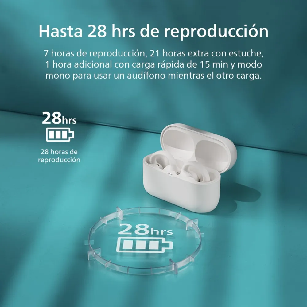 Philips TAQ2000 Blanco, foto 2