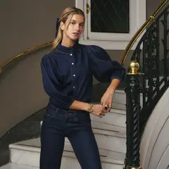 SYBILLA - Blusa Manga Globo x Josefa Sáez