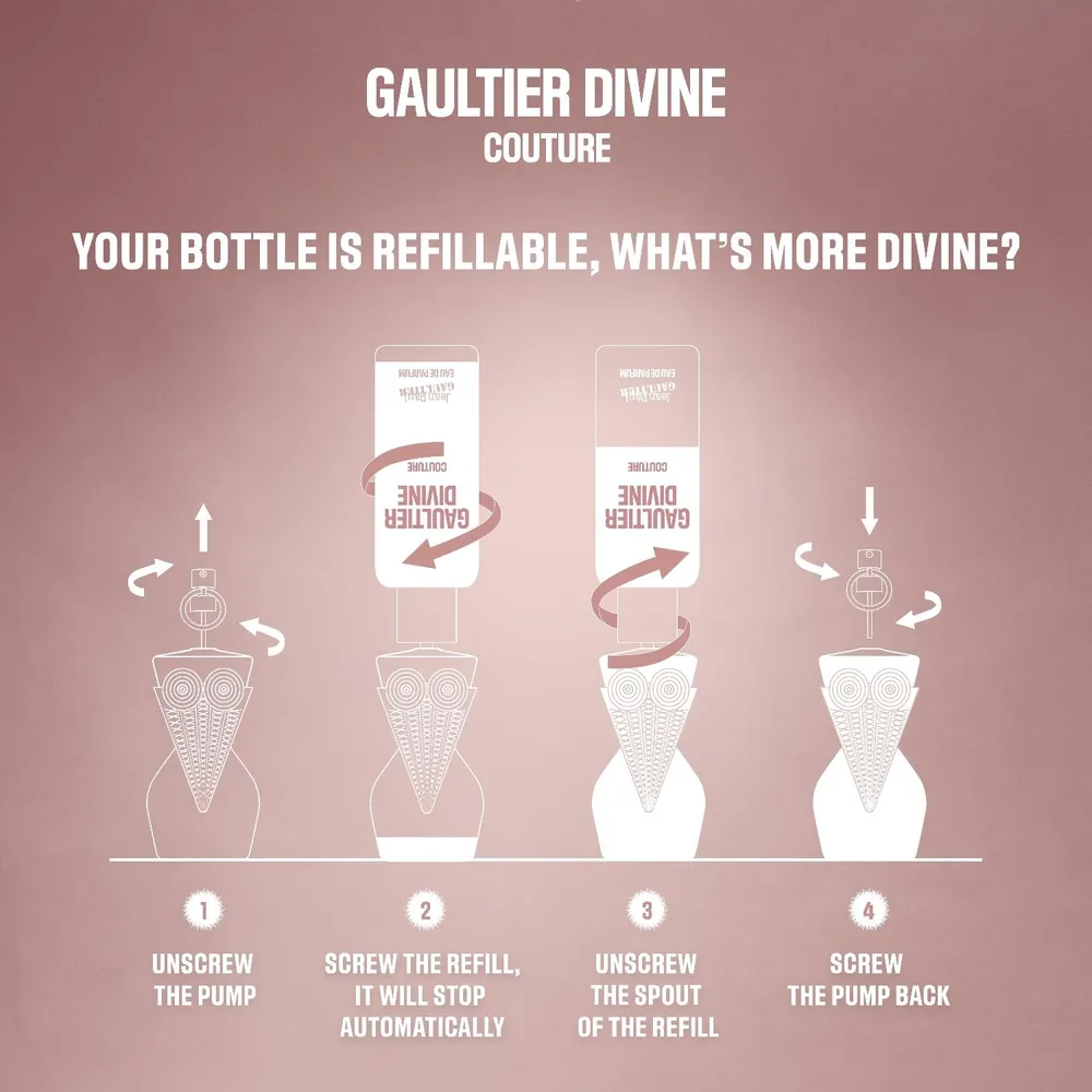 Jean Paul Gaultier Divine Couture EDP 200 ml Refill, foto 4
