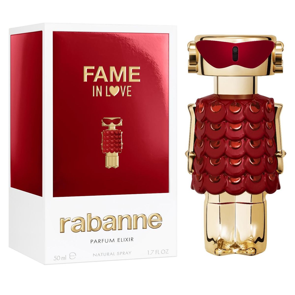 RABANNE - Perfume Mujer Fame In Love Parfum Elixir 50 Ml Rabanne