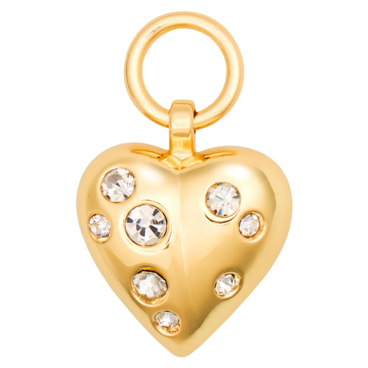 CAROLINA HERRERA - Heart Stud Charm Carolina Herrera