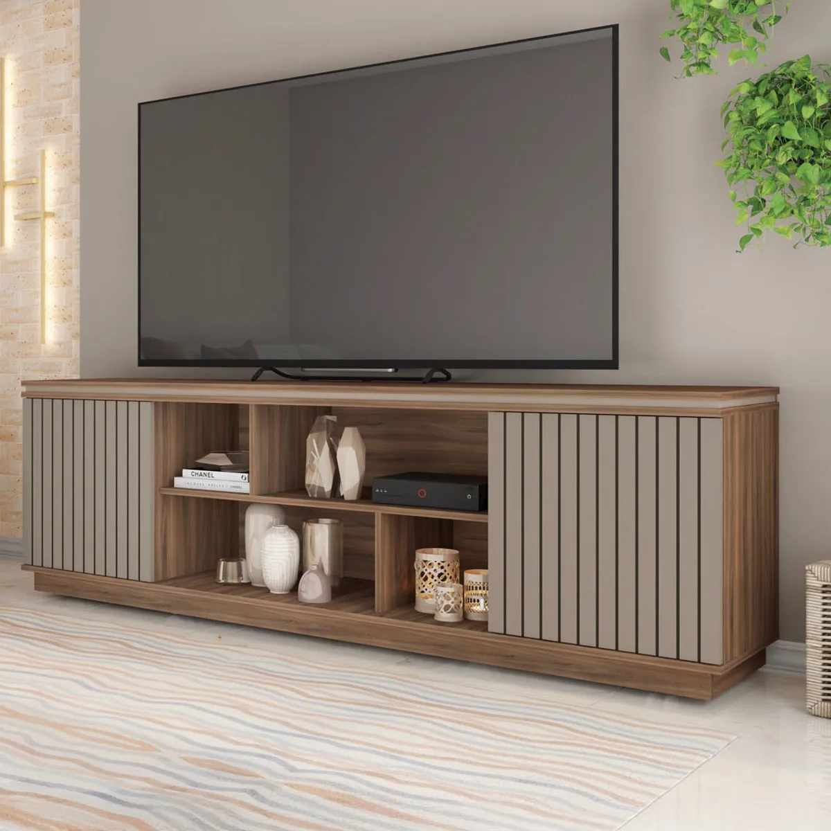 DECOCASA - Rack Tv Grecia 75" Decocasa