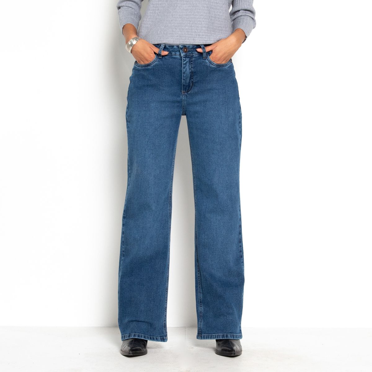 WADOS - Jeans Recto Tiro Alto Mujer Wados