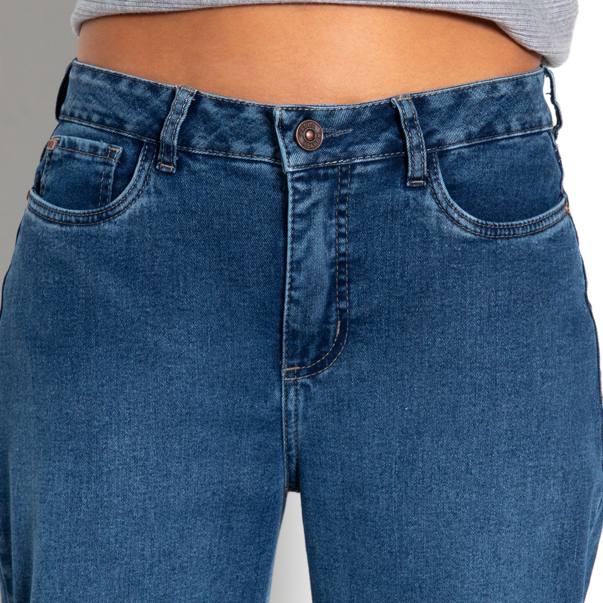 WADOS - Jeans Recto Tiro Alto Mujer Wados