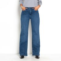 Jeans Recto Tiro Alto Mujer