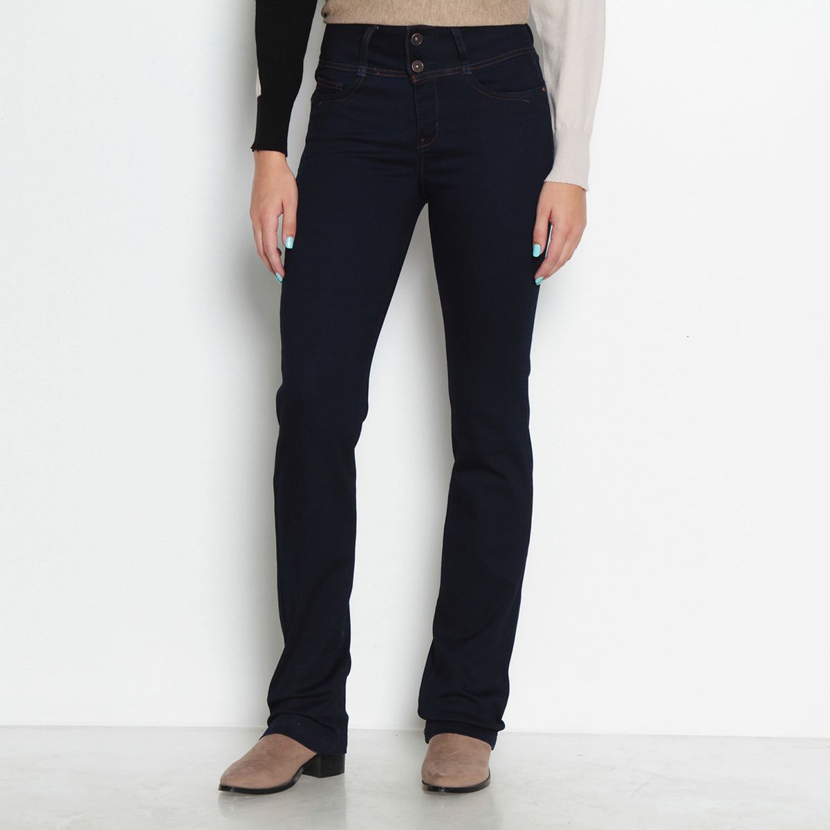 WADOS - Jeans Recto Tiro Alto Mujer Wados