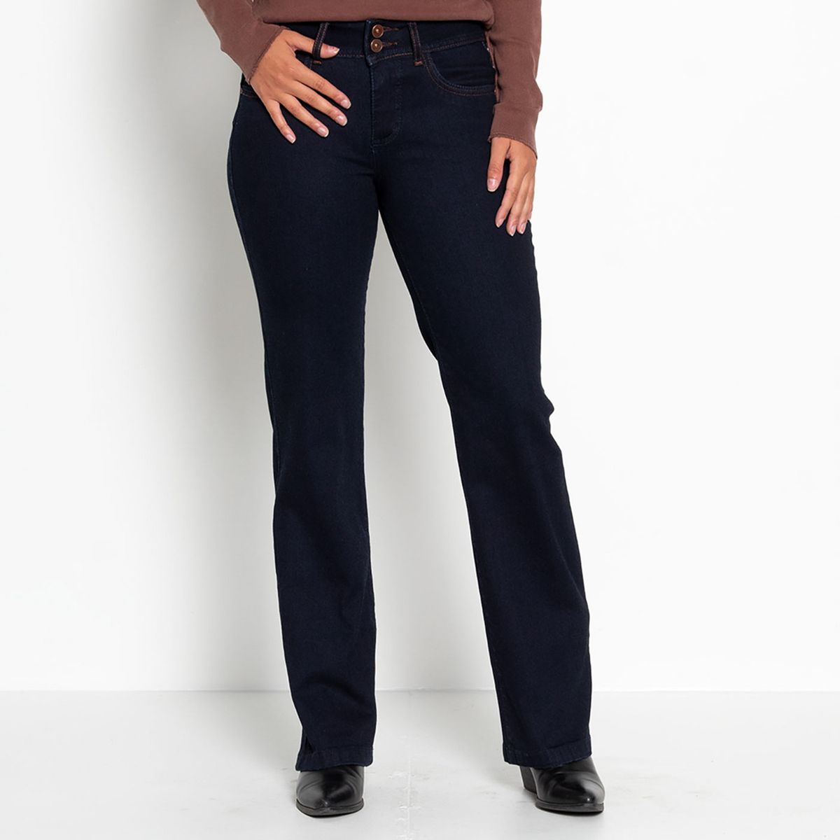 WADOS - Jeans Straight Tiro Alto Mujer Wados