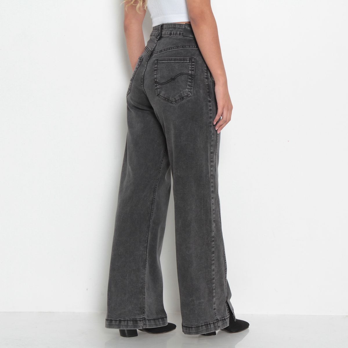 WADOS - Jeans Wide Leg Tiro Alto Mujer Wados