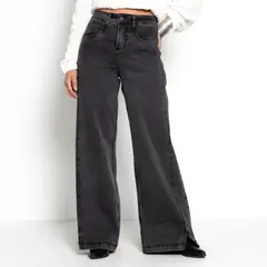 WADOS - Jeans Wide Leg Tiro Alto Mujer