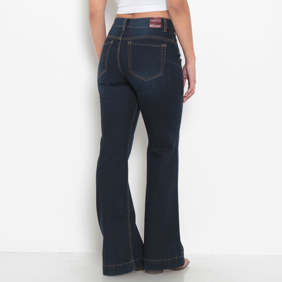 WADOS - Jeans Flare Tiro Alto Mujer Wados