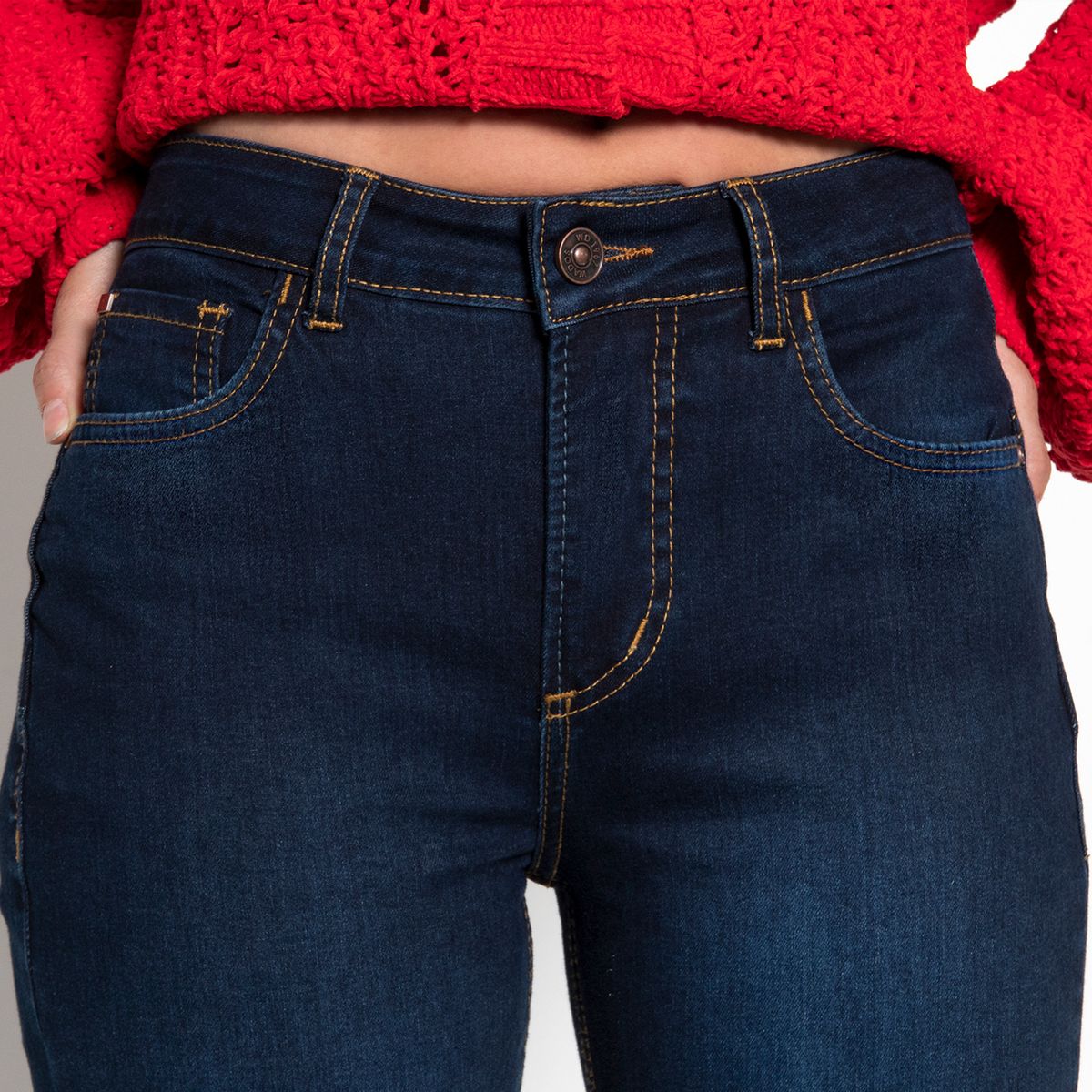 WADOS - Jeans Flare Tiro Alto Mujer Wados