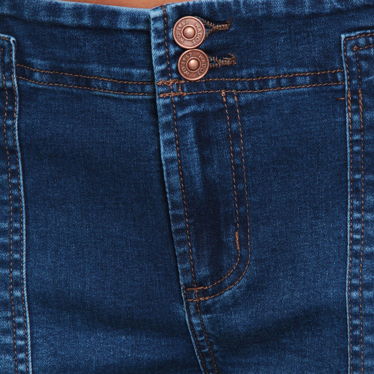 WADOS - Jeans Cargo Tiro Alto Mujer Wados