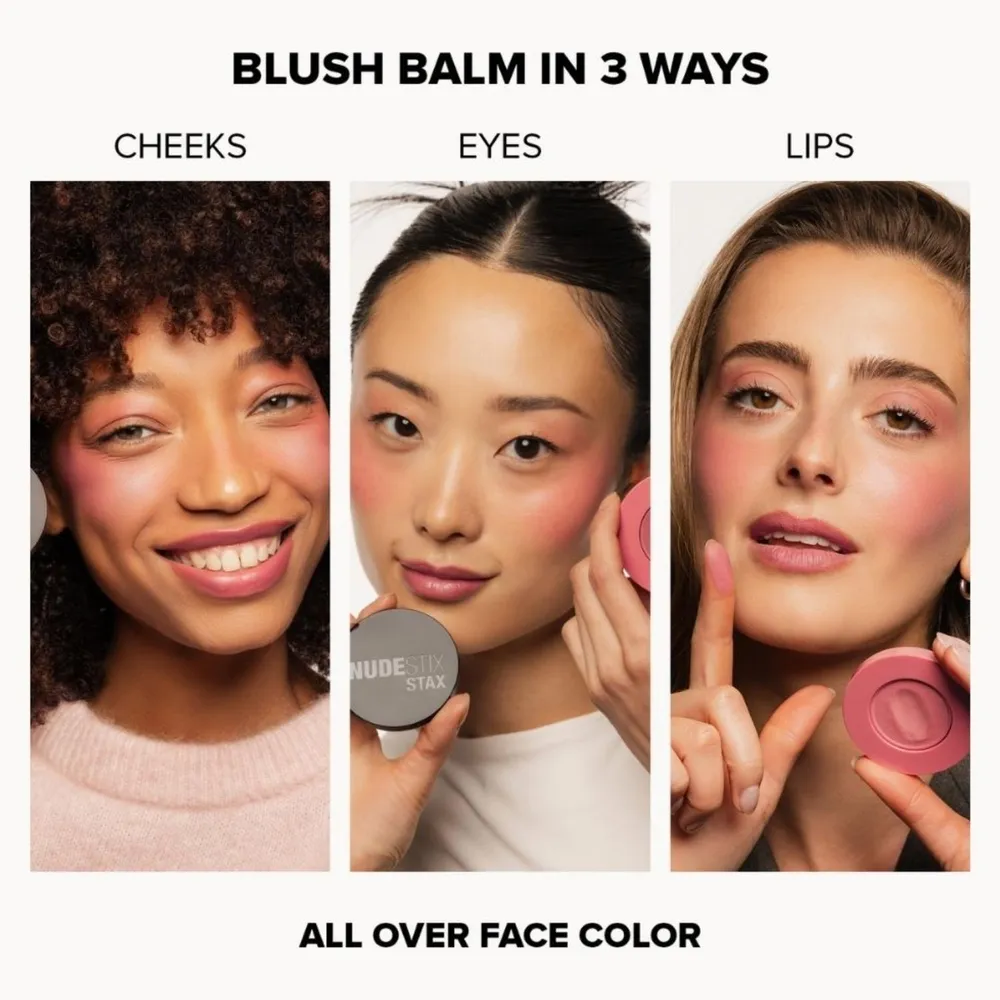 Nudestix Stax Blush Balm Pink Love, foto 4