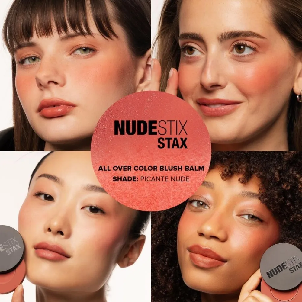Nudestix Stax Blush Balm Picante Nude, foto 3