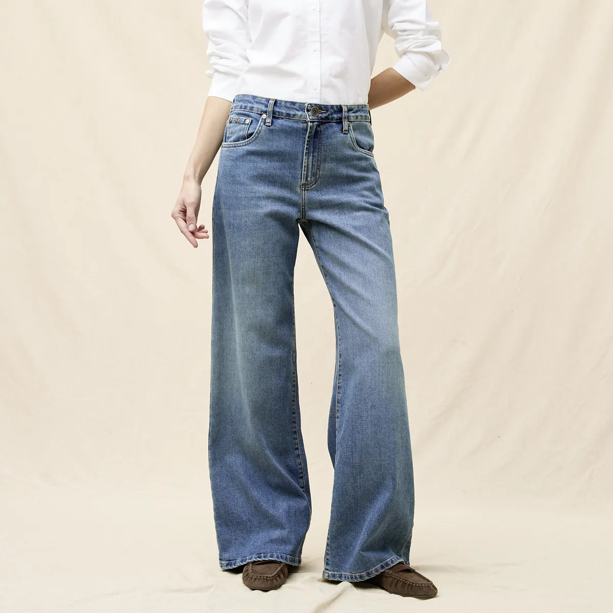 LA MARTINA - Jeans Wide Leg Mujer La Martina
