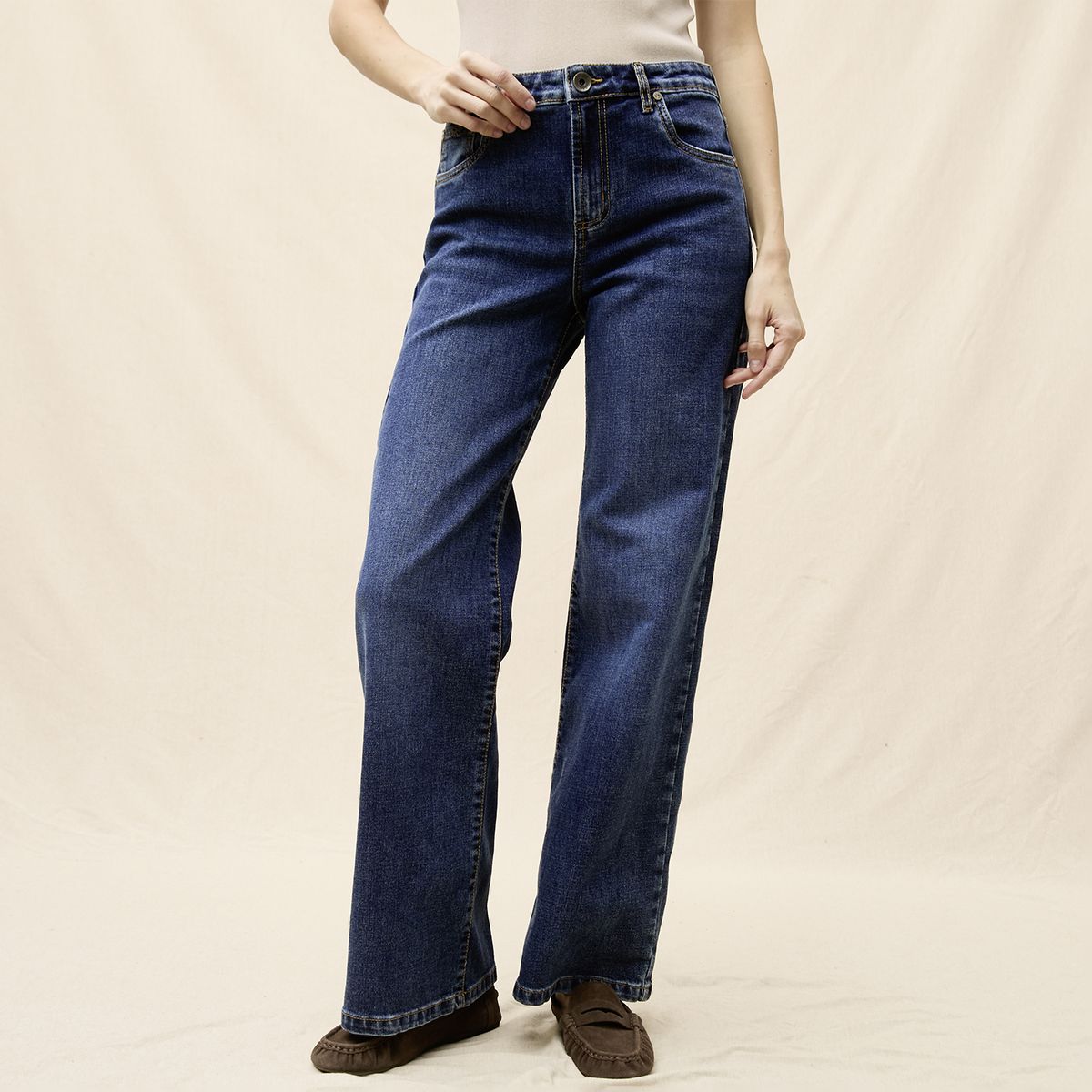 LA MARTINA - Jeans Wide Leg Mujer La Martina
