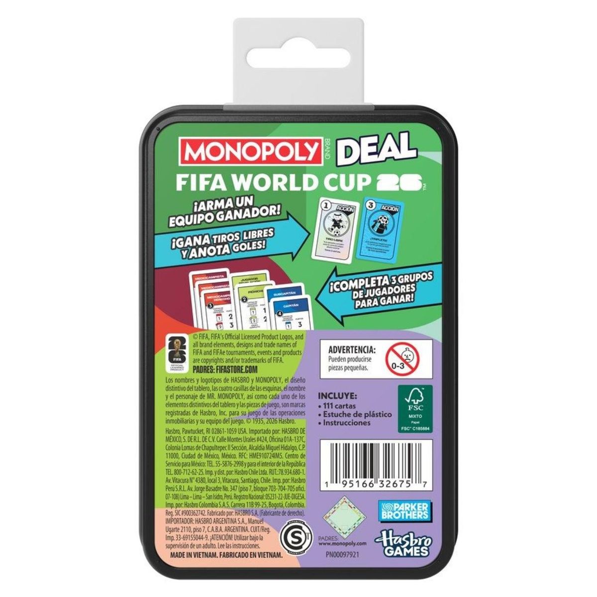 HASBRO GAMES - Monopoly Deal Fifa