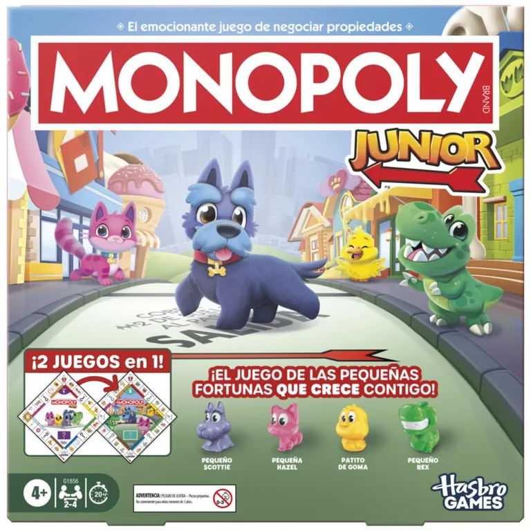HASBRO GAMES Juego De Ingenio Monopoly Junior Hasbro