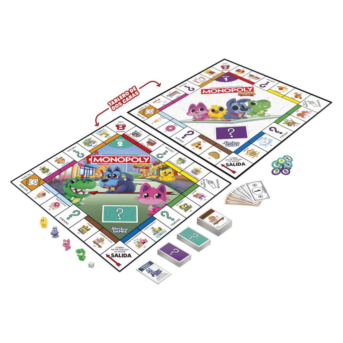 HASBRO GAMES - Juego De Ingenio Monopoly Junior Hasbro