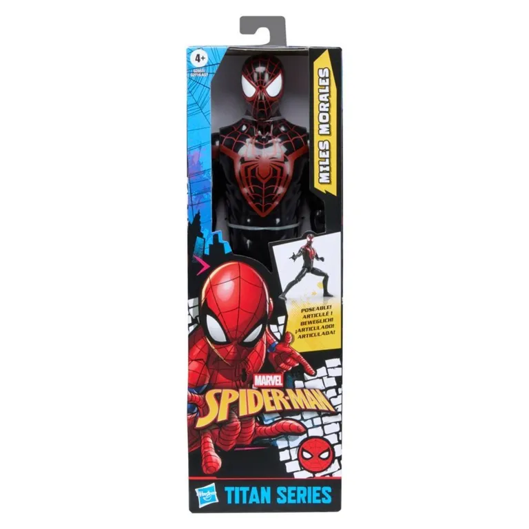 Figura De Acción Spiderman Miles Morales Titan Hero
