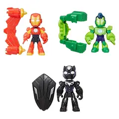 MARVEL - Iron Man And His Amazing Friends Figuras Acsry