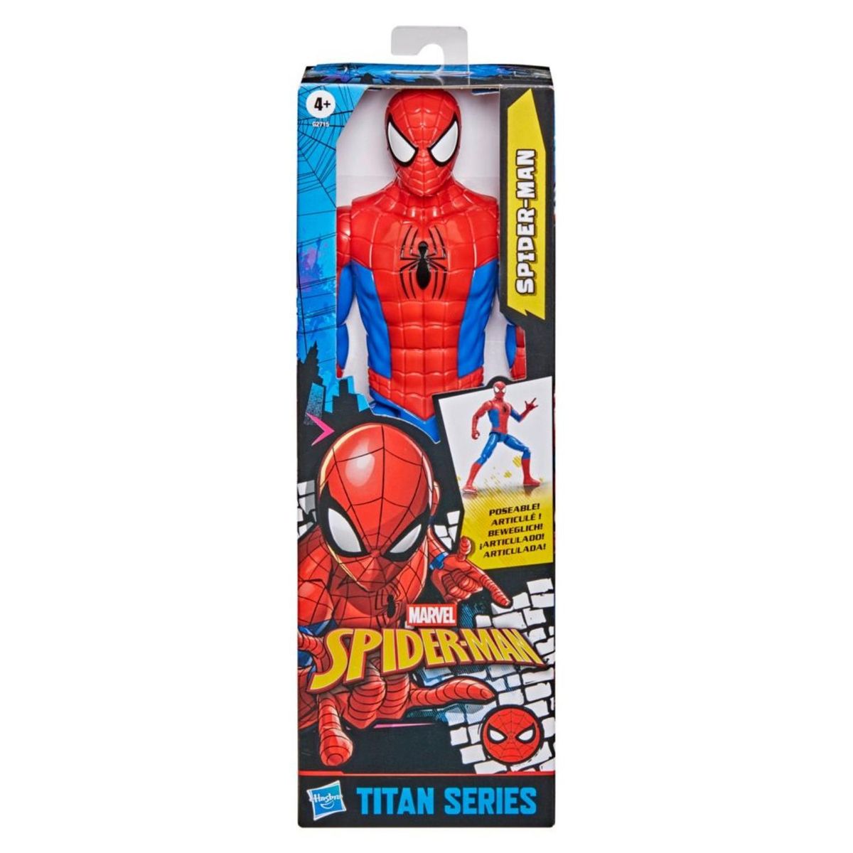 MARVEL - Figura De Acción Spiderman Red Blue Classic Marvel