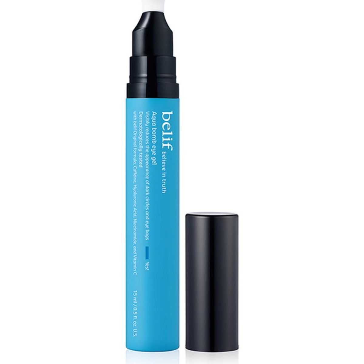 BELIF - Aqua Bomb Depuffing Eye Gel with Caffeine + Hyaluronic Acid 15 ml Belief