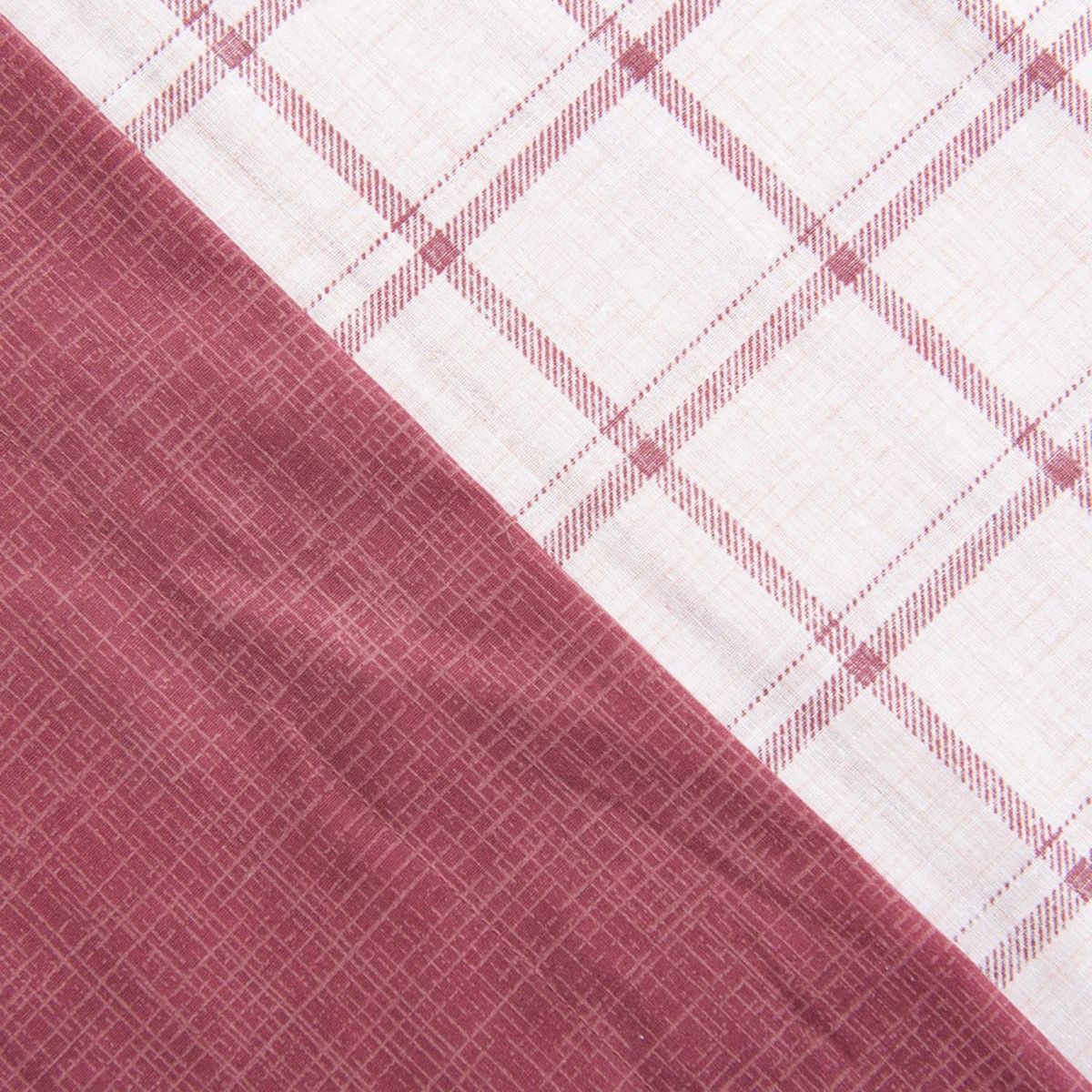 MASHINI - Juego De Sábanas Estampada 144 Hilos King Tartan Mashini