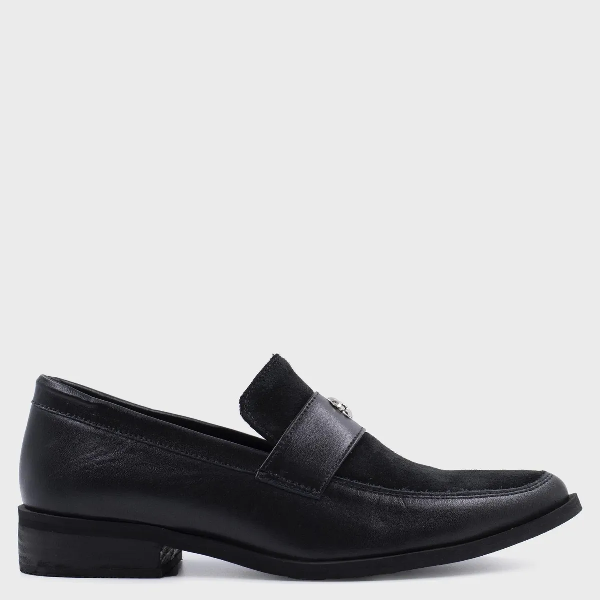 LUAU SHOES - Mocasin Mujer Negro Luau Shoes