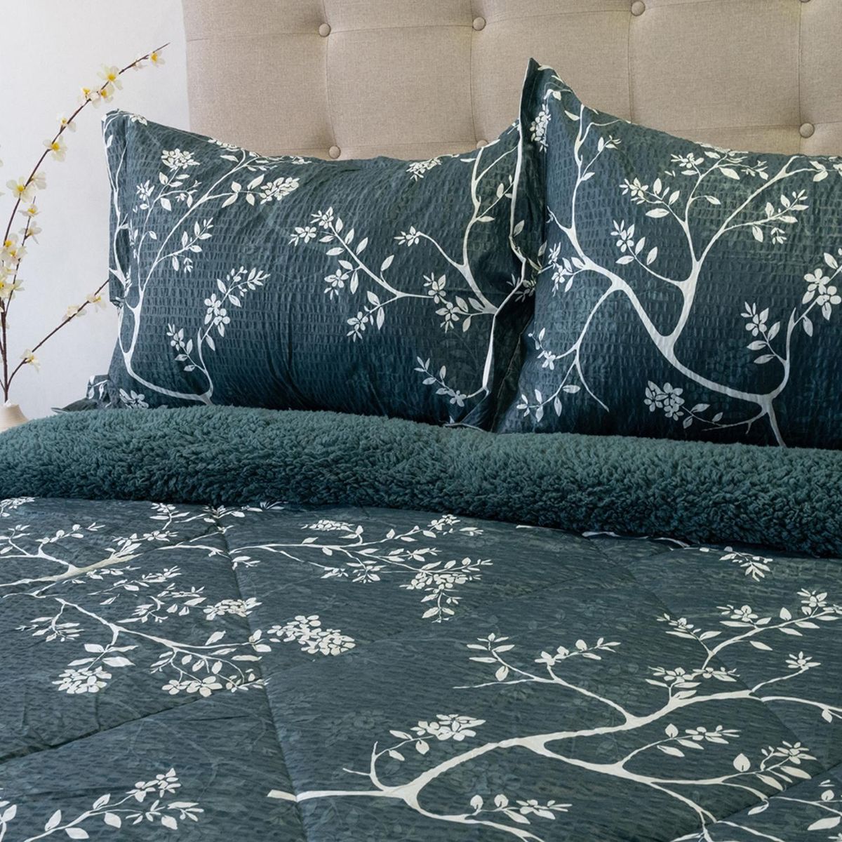 DORAL - Plumón Outboss Estampado Sherpa Doral