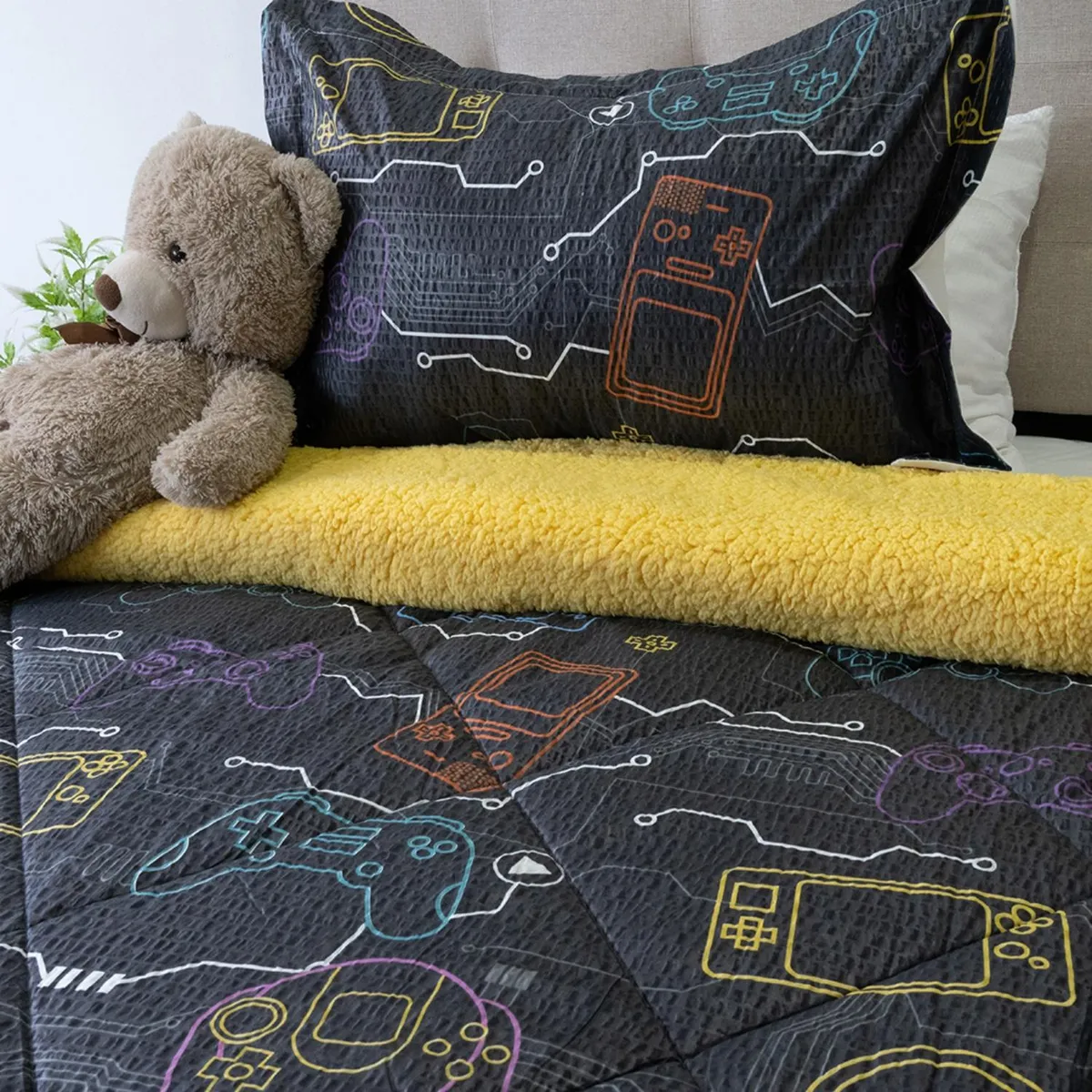 DORAL - Plumón Infantil Sherpa Nebula Doral