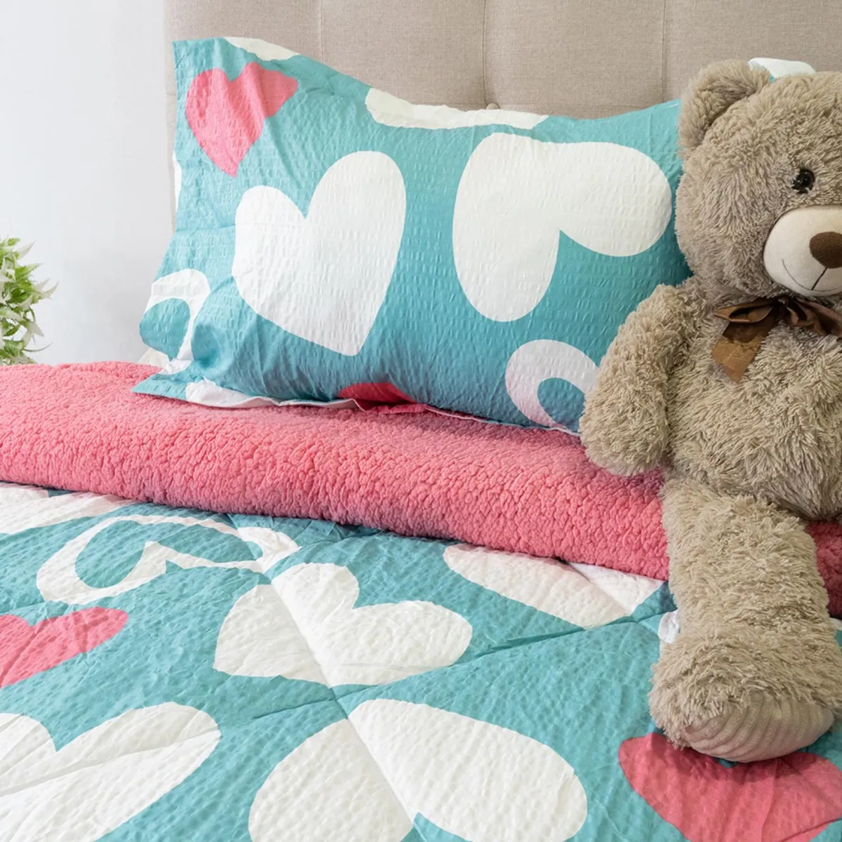 DORAL - Plumón Infantil Sherpa Nebula Doral