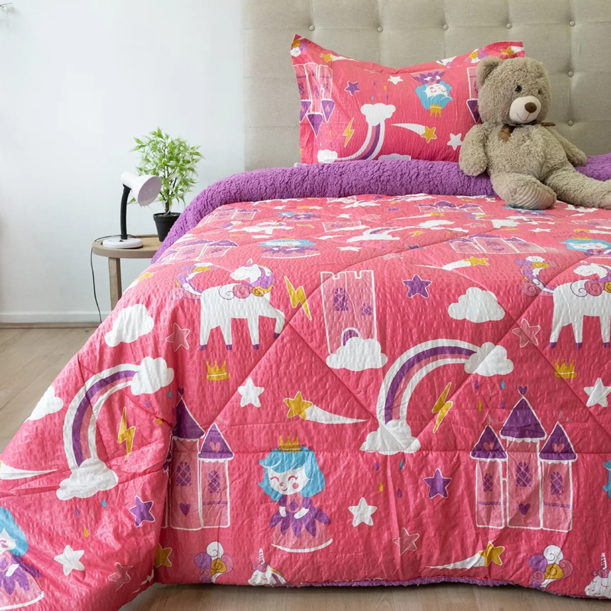 DORAL - Plumón Infantil Sherpa Nebula Doral