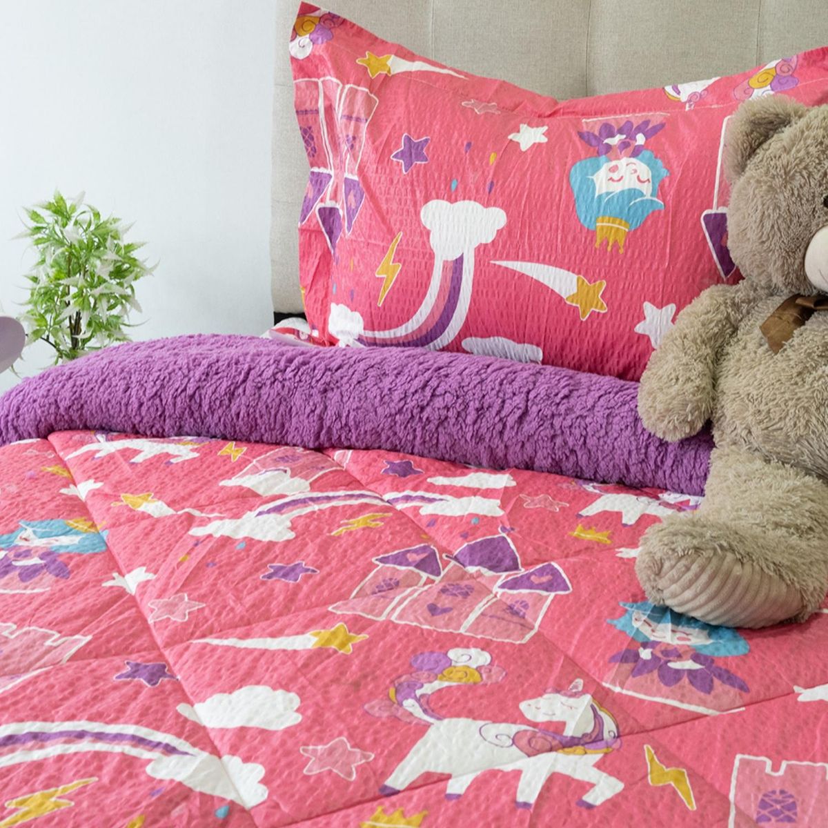 DORAL - Plumón Infantil Sherpa Nebula Doral