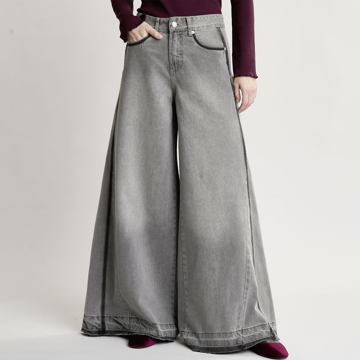 UNIVERSITY CLUB - Jeans Wide leg Mujer University Club