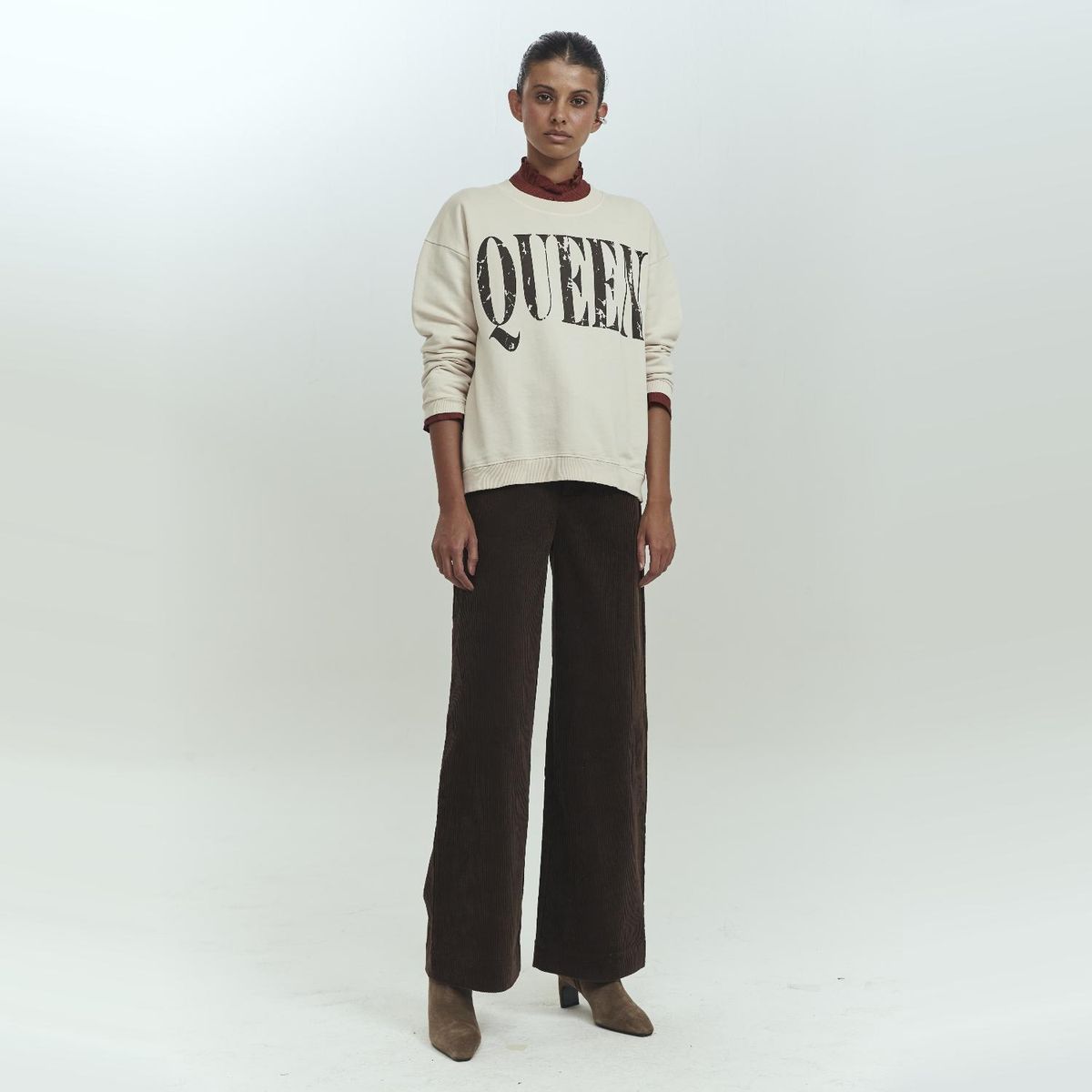 BRICK LONDON - Polerón Text Mujer Brick London