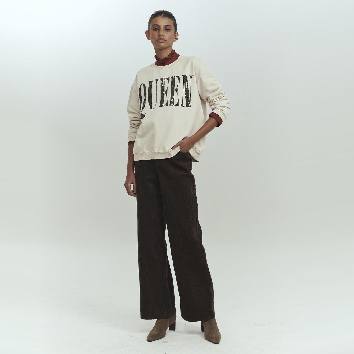BRICK LONDON - Polerón Text Mujer Brick London