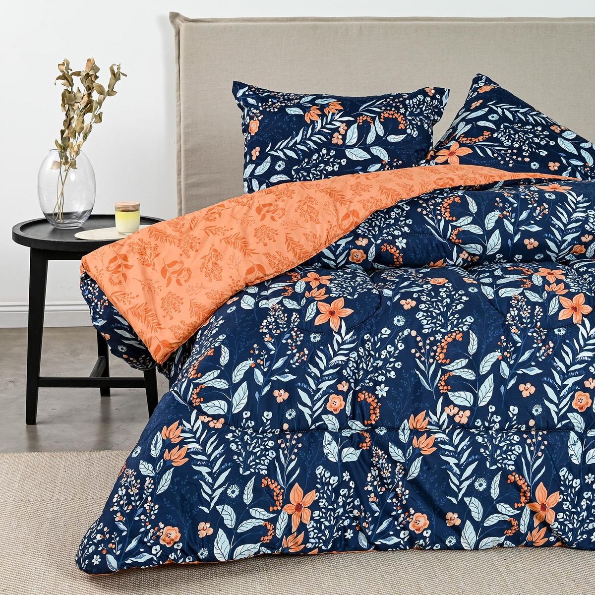 AMERICAN FAMILY - Plumón Estampado Reversible Frambella American Family