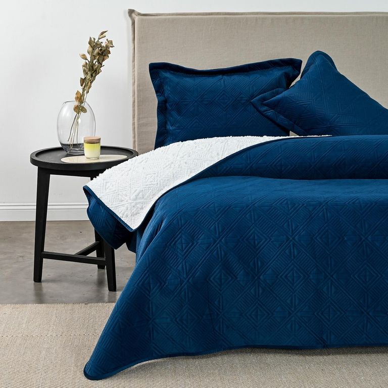 Cubrecama Velvet Sherpa