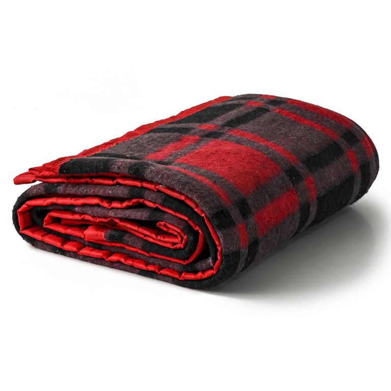 AMERICAN FAMILY Frazada Eco Jacquard Escocesa