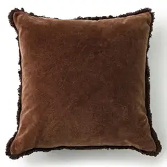 CANNON - Cojín Stonewash Moka 50x50 cm