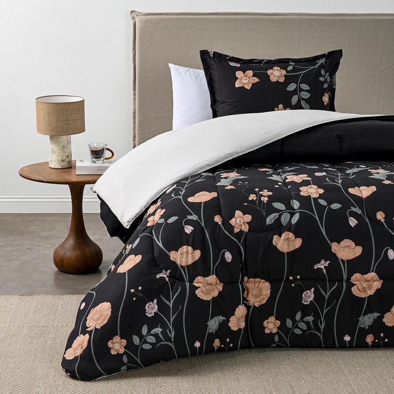 Plumón Estampado Reversible Elisse