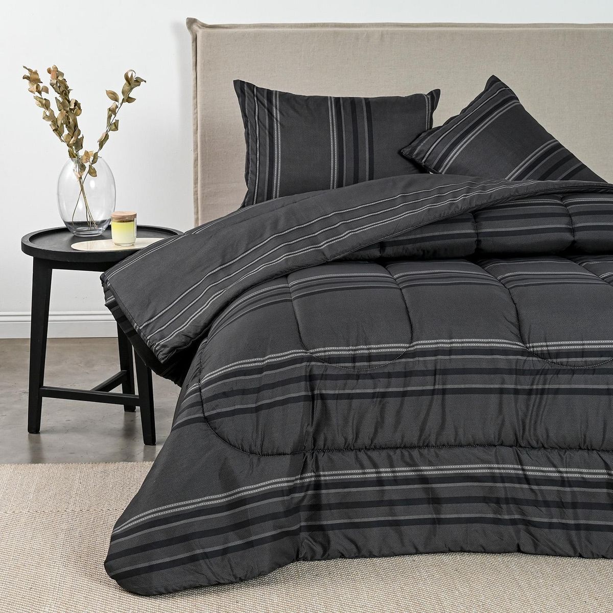 AMERICAN FAMILY - Plumón Estampado Reversible Trami American Family