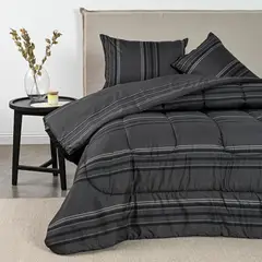 AMERICAN FAMILY - Plumón Estampado Reversible Trami